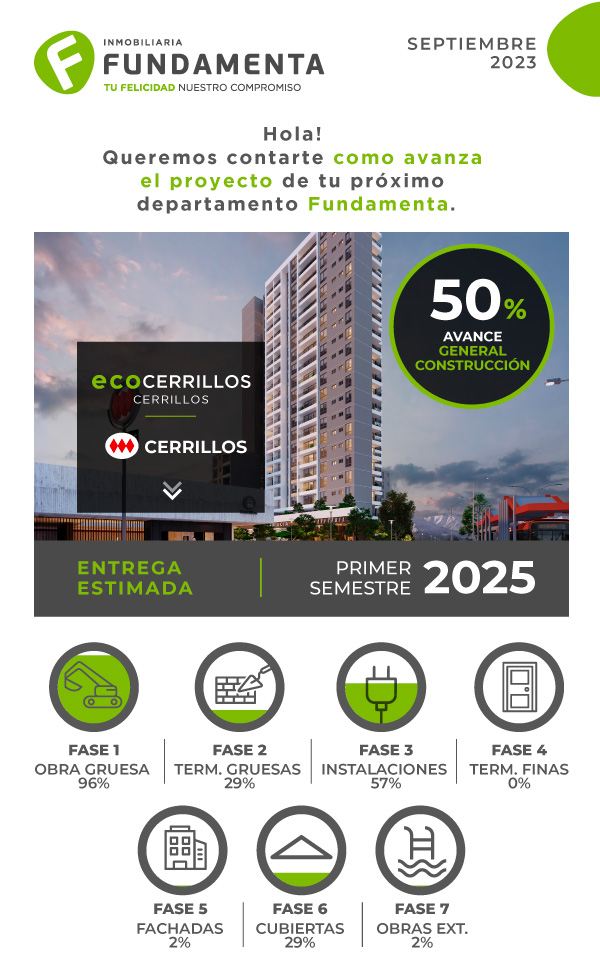 Avance obra Eco Cerrillos